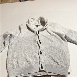 Express Light Gray Shawl Collar Cardigan
